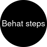 Behat steps logo