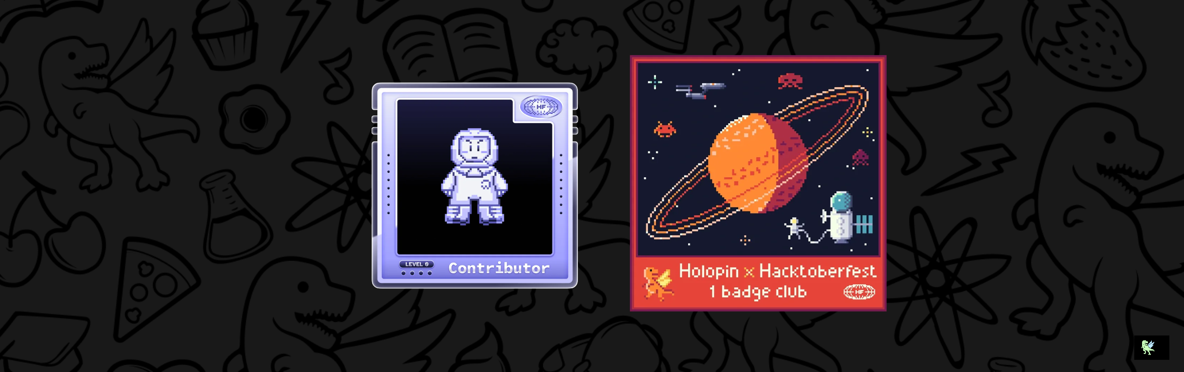 An image of @basseyhub's Holopin badges, which is a link to view their full Holopin profile