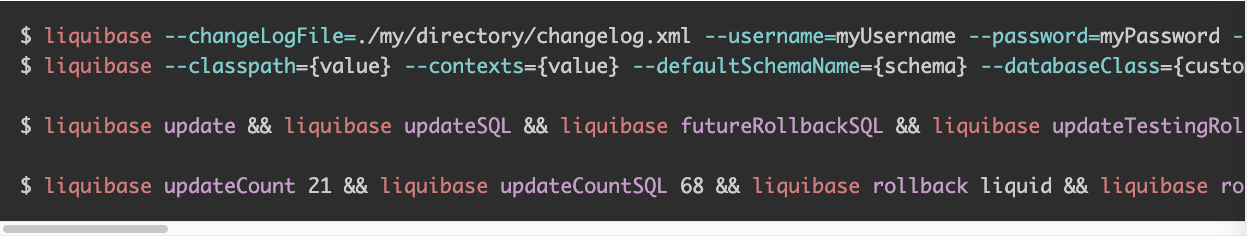 Example of syntax highlighting language extension for Liquibase support.