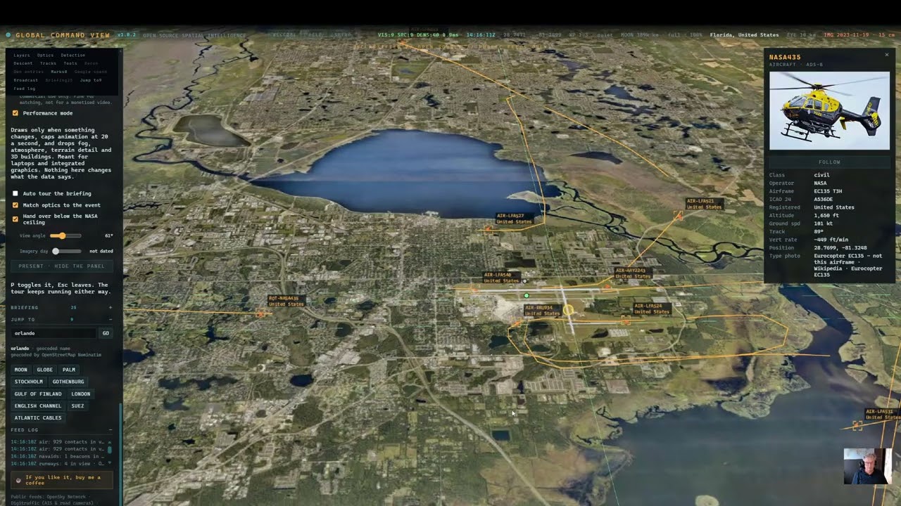 Orlando long ATC and approach