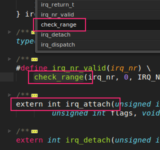 Standard C macro symbols