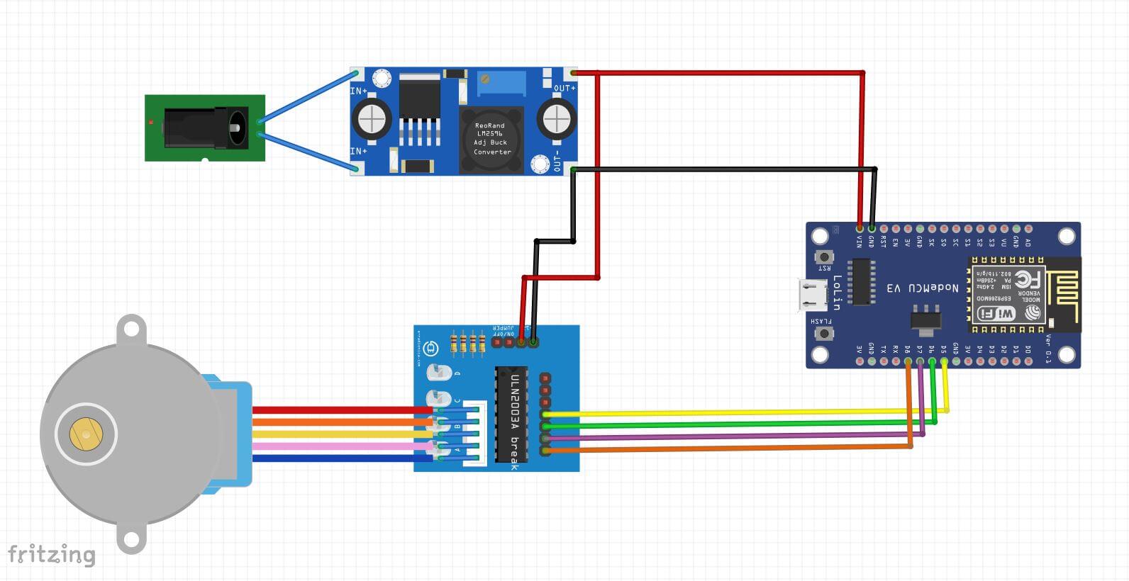 turntable esp8266 electronics