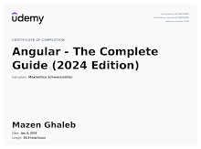 Angular - The Complete Guide