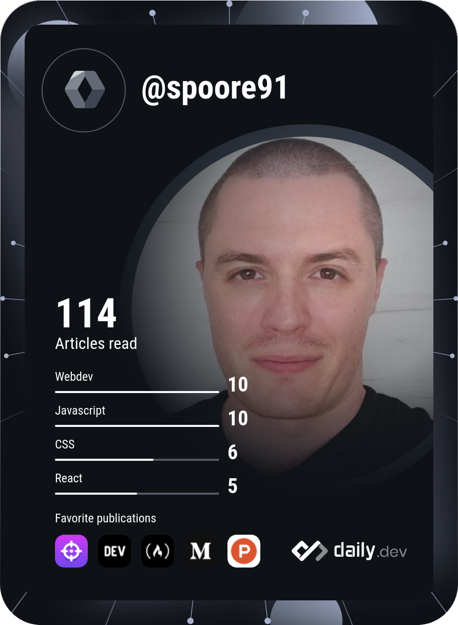 Martin B.'s Dev Card