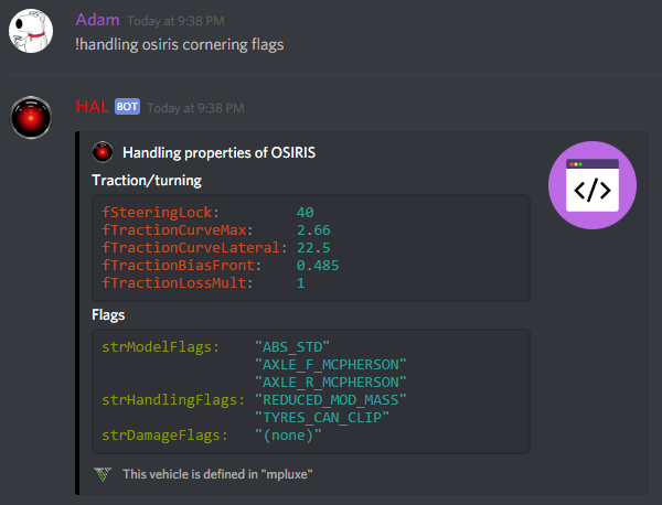 Discord bot command