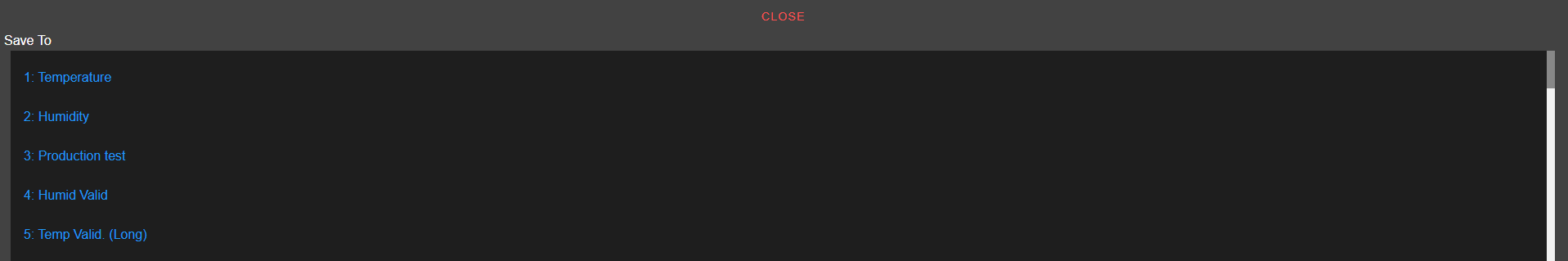 Save program to a new slot