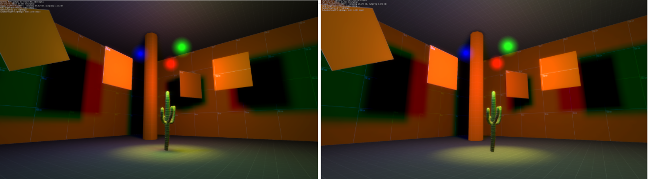 VRAD and 418RAD lightmaptest