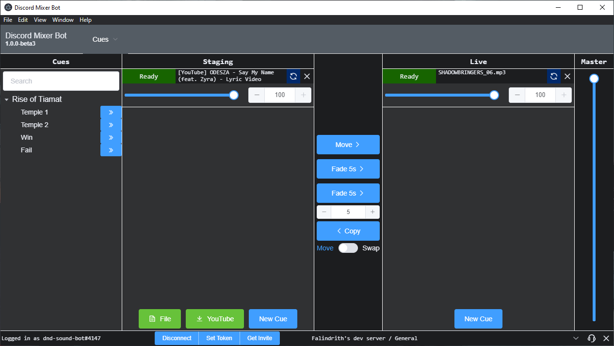 discord-mixer-bot interface