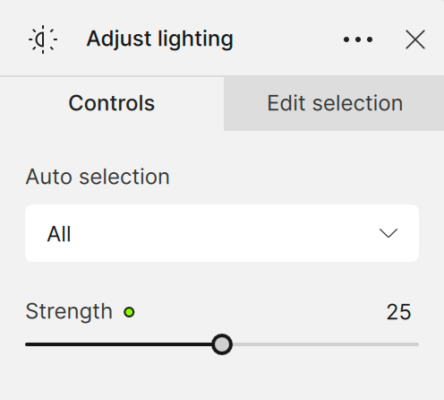 Adjust Exposure Controls