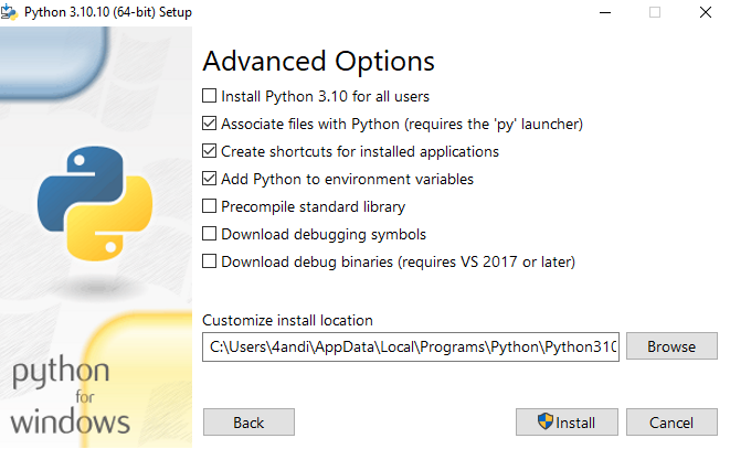 python-advanced-options-windows