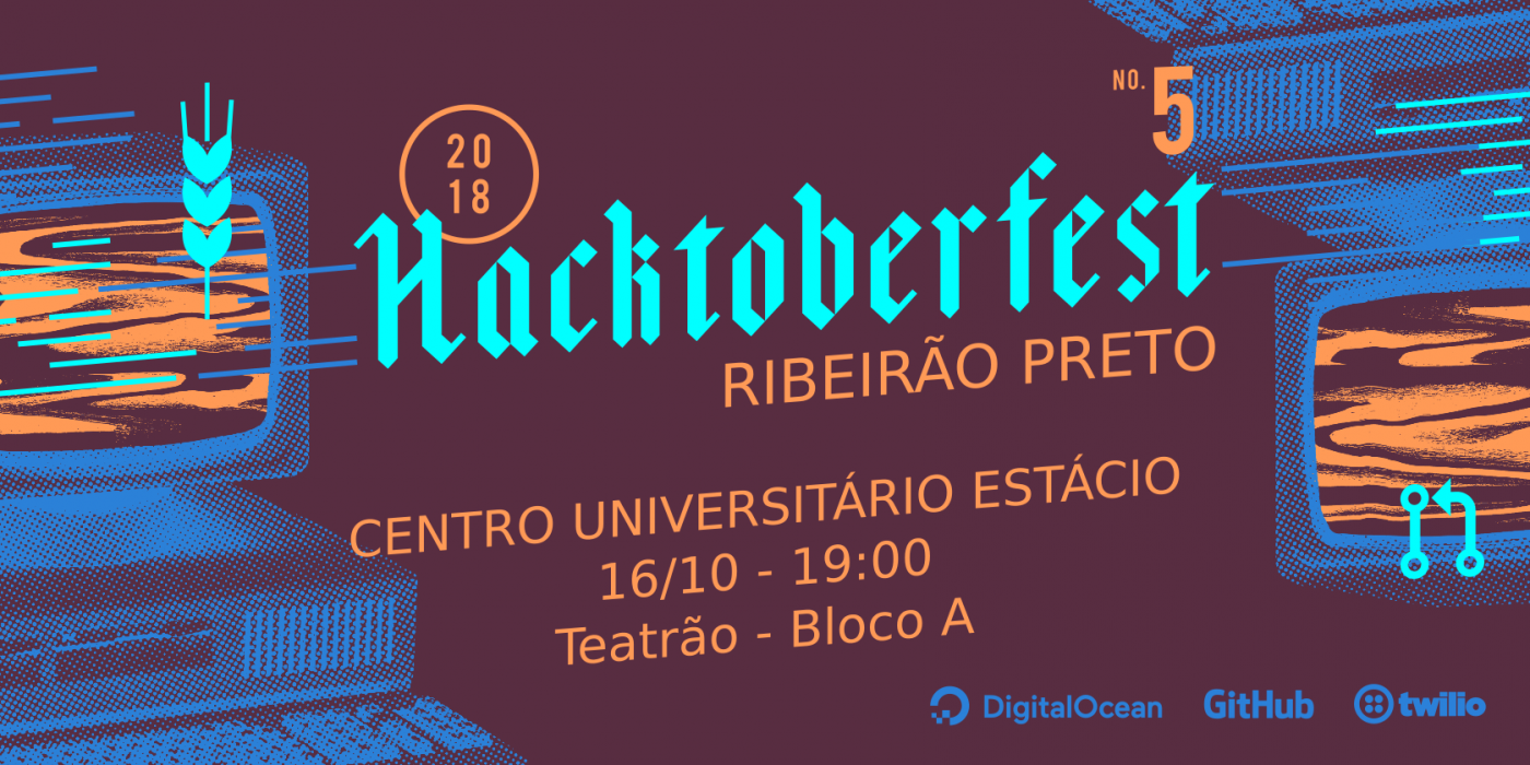 hacktoberfest estacio banner