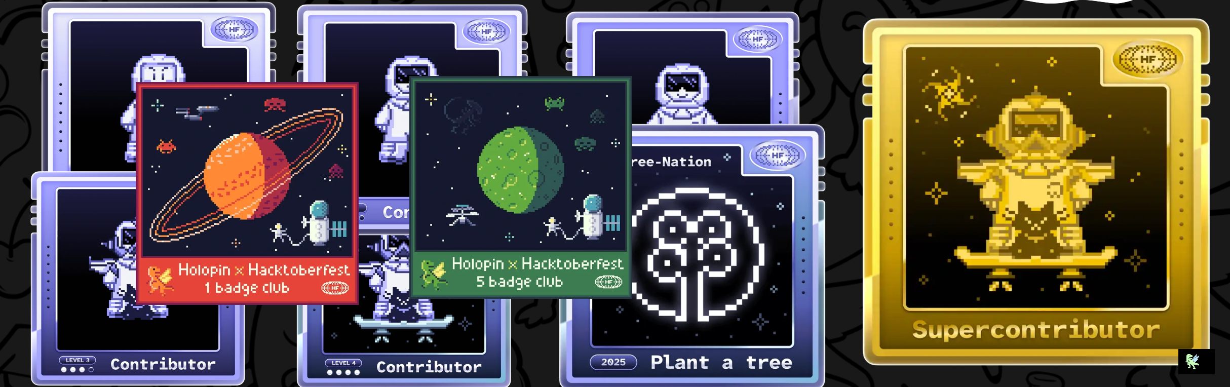 An image of @bashsunny101's Holopin badges, which is a link to view their full Holopin profile