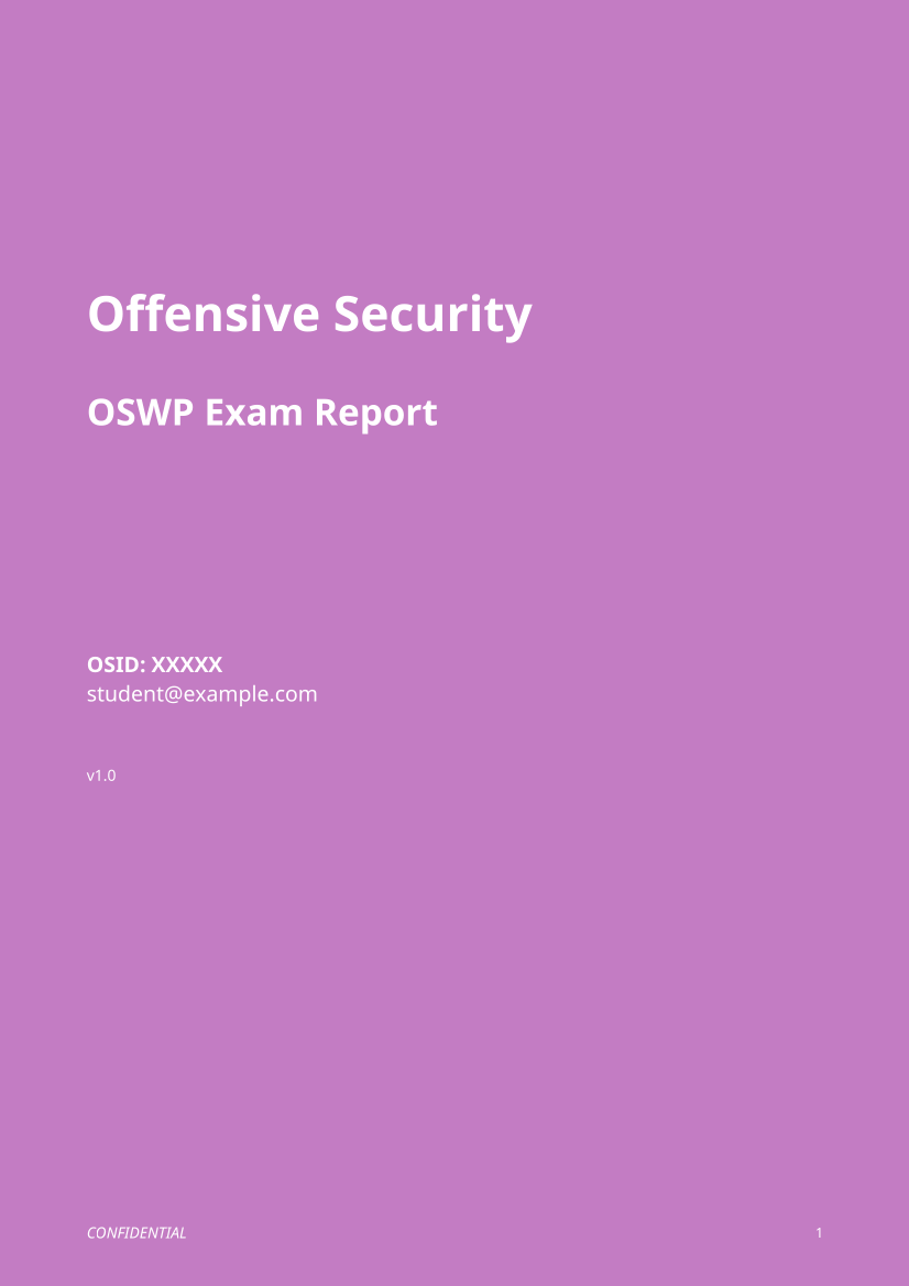 OSWP Exam Report