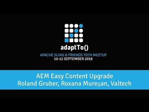 AECU @ adaptTo() 2018