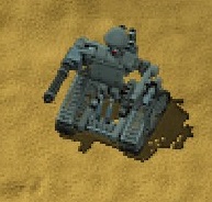 SMG droid in action