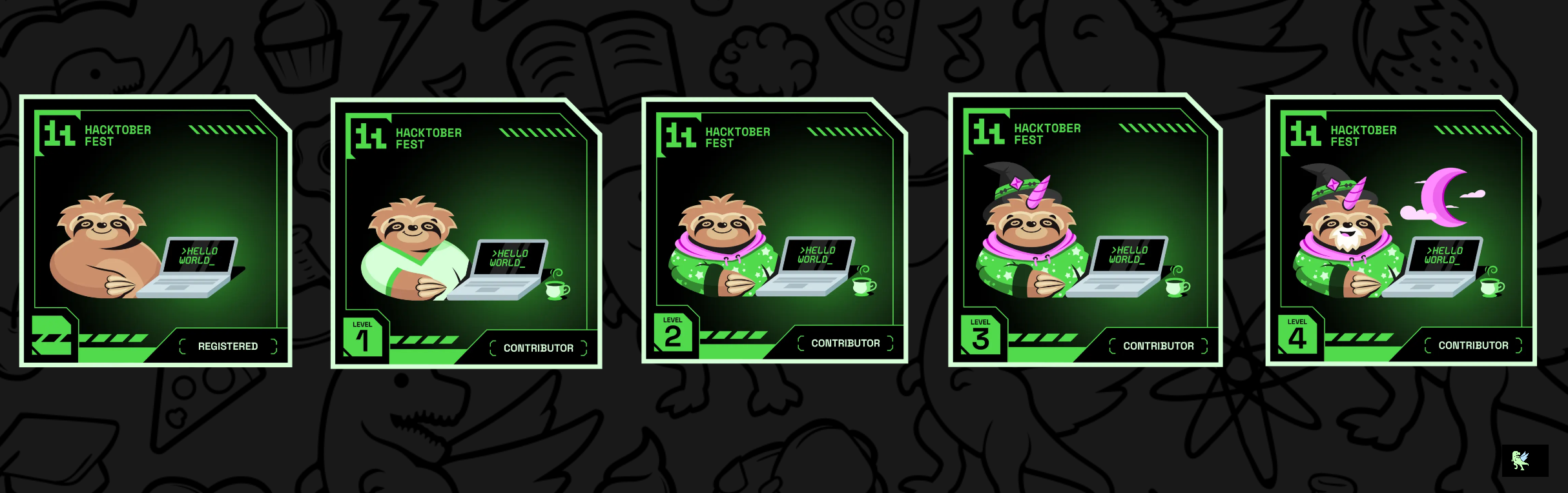 @vienyx's Holopin badges