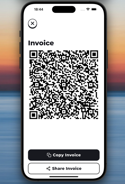 Nostr Pay InvoiceQR