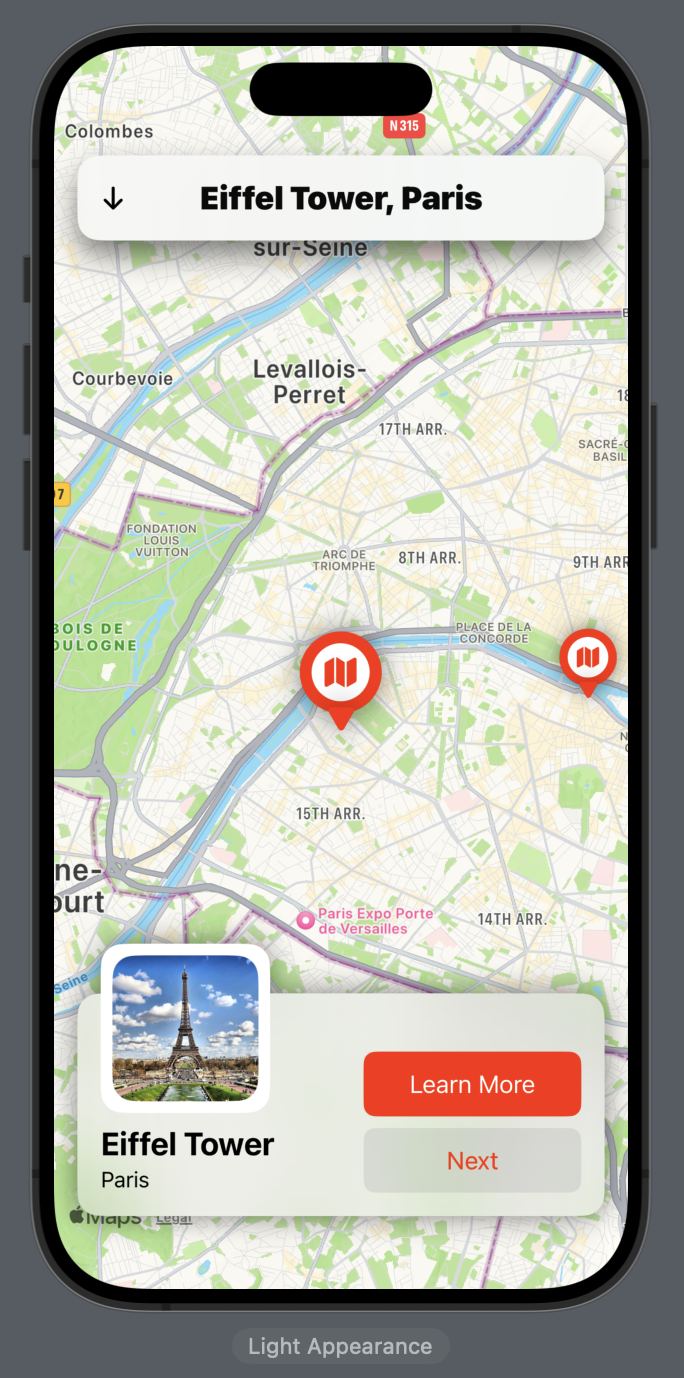 GitHub - ivansaul/SwiftUI-Map-Tour: A minimalistic MapTour app built ...