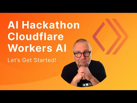 Watch AI Hackathon Video on YouTube - JavaScript base Cloudflare Workers AI App