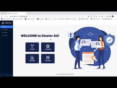 Demo of Cluster AU website