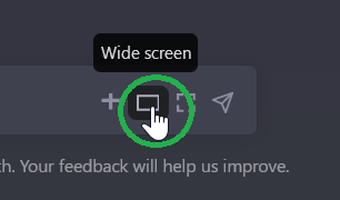 Full-Window toggle