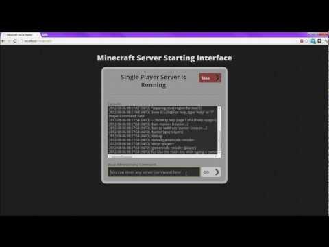 Minecraft Server Manager Demo
