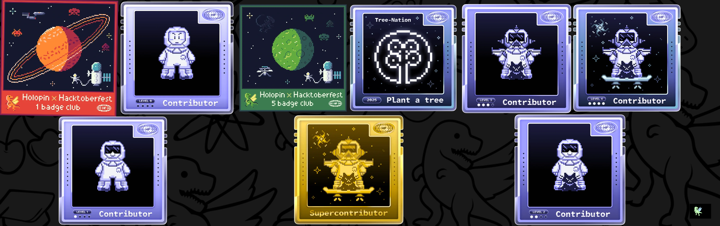 An image of @lucifer0612's Holopin badges, which is a link to view their full Holopin profile