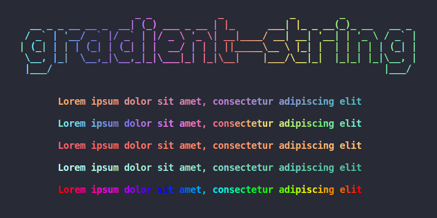 gradient-string