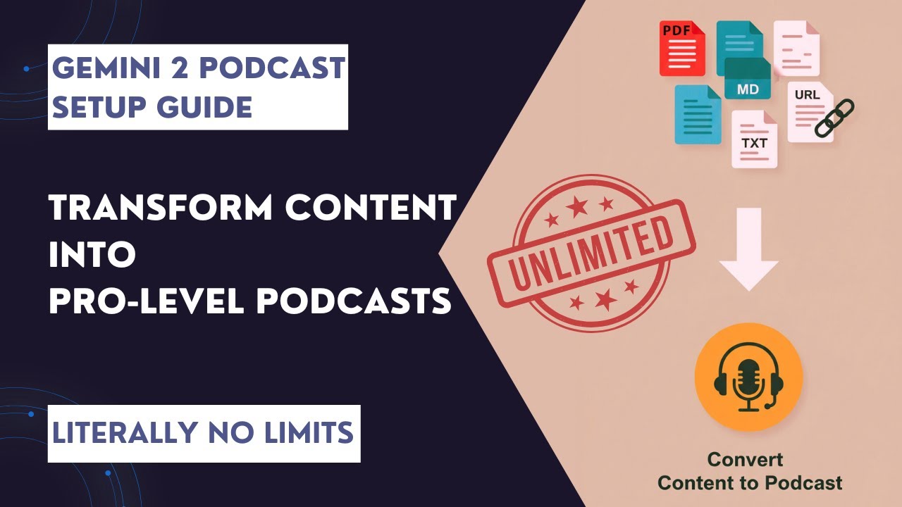 Gemini 2 Podcast Setup Guide: Transform Content into Pro-Level Podcasts