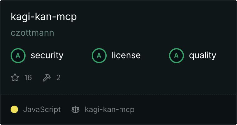 kagi-kan-mcp MCP server