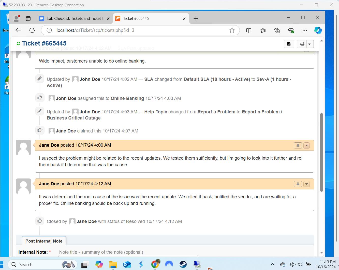 GitHub - gwendus/ticket-lifecycle: Simulating the help desk environment ...