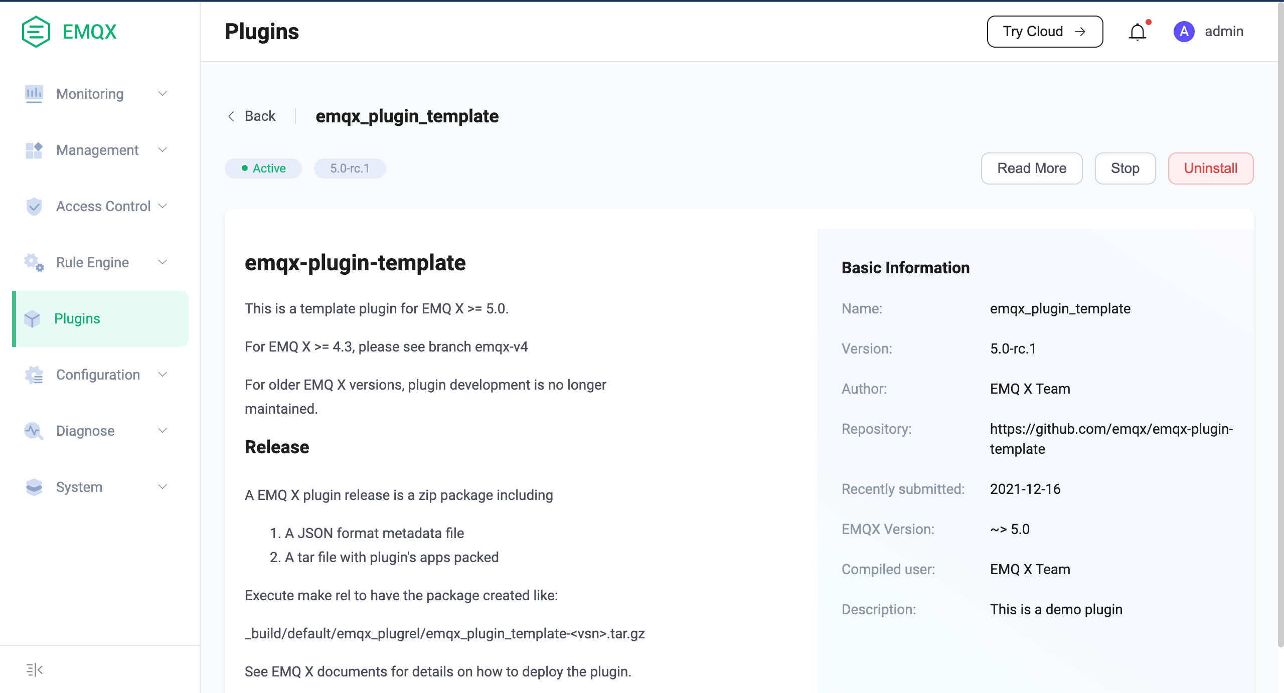 EMQX plug-ins