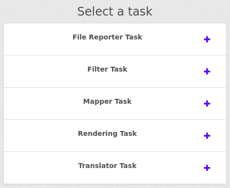 Select a Task