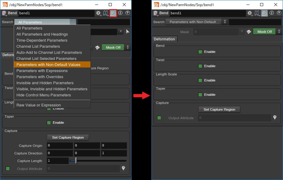 Parameter Filter