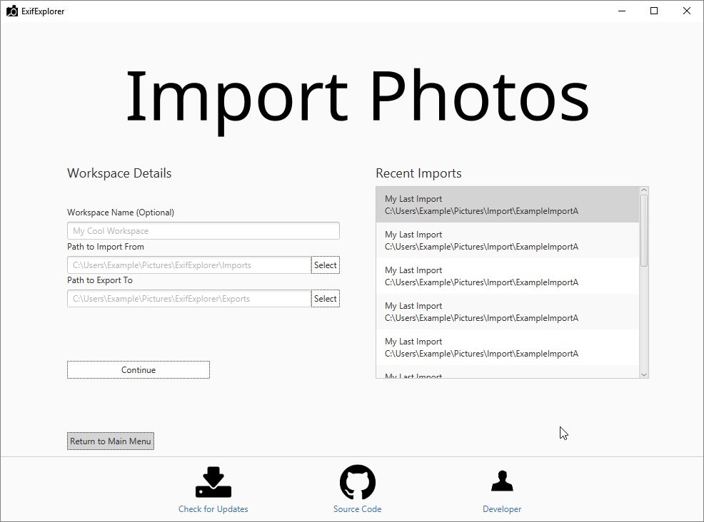 Import Screen