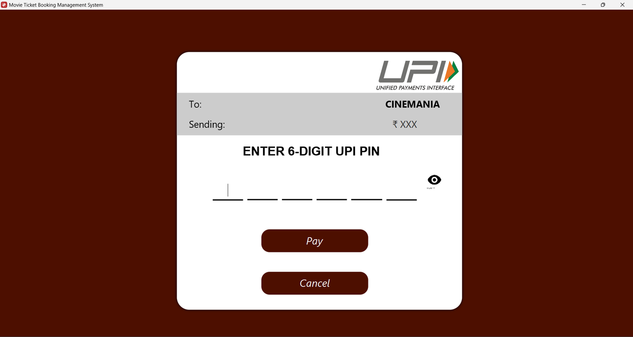 UPI Screen