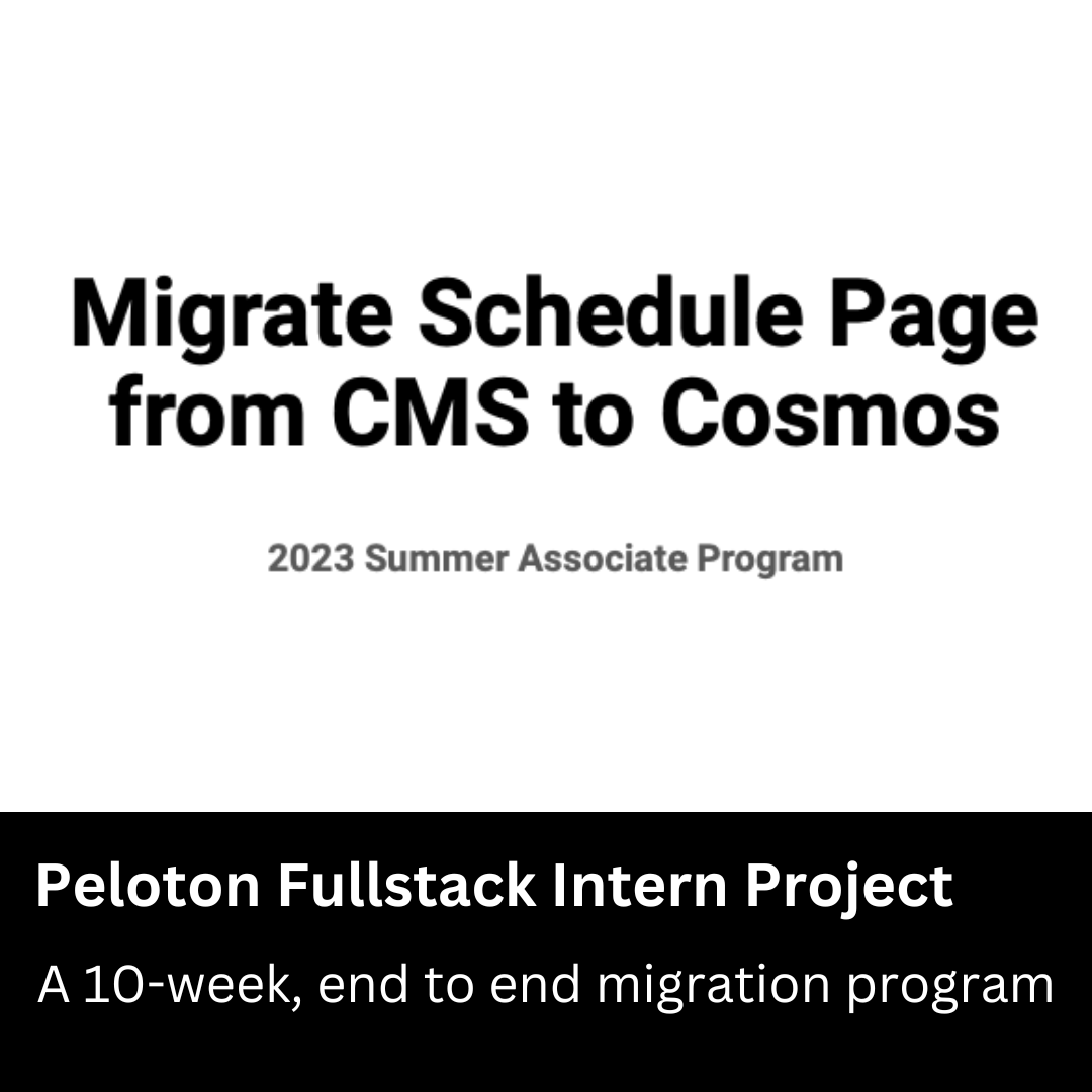 Schedule Page Migration