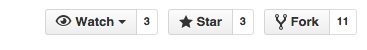 GitHub Fork button