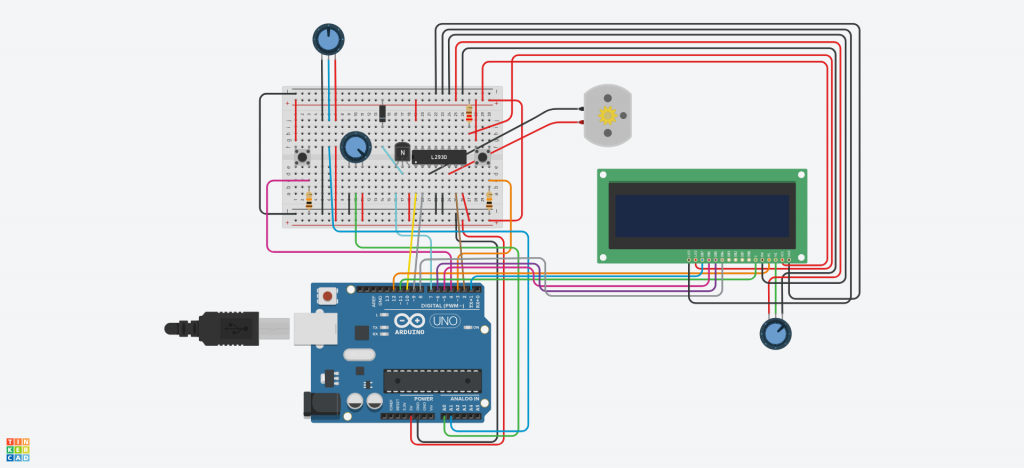 Scheme of Arduino Slider