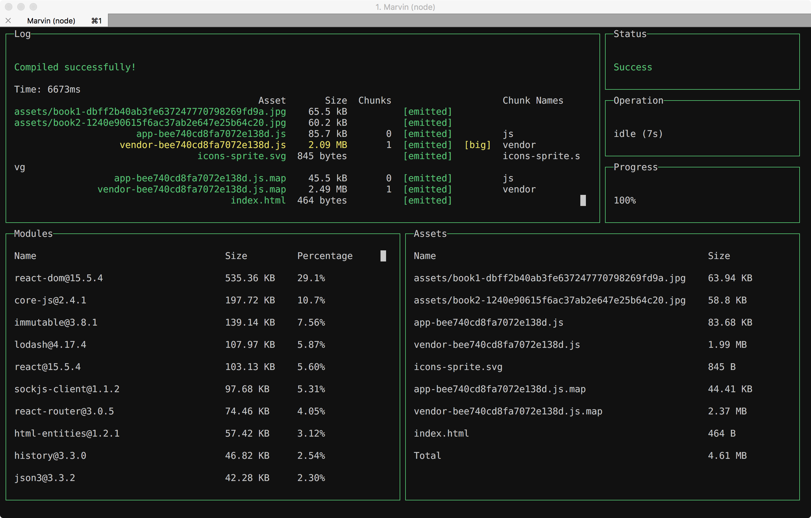 Running in the iTerm2