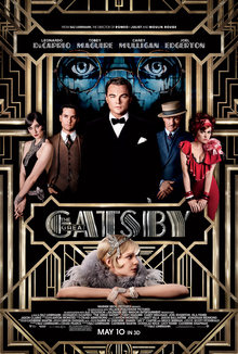 Leonardo DiCaprio as the great Gatsby