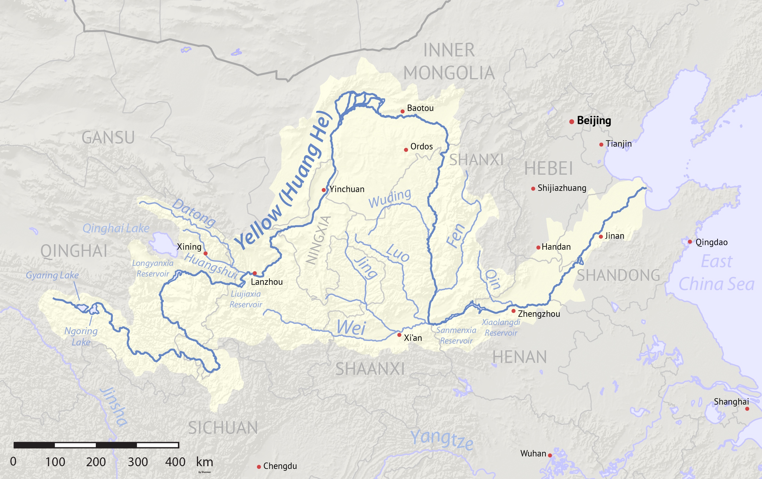 Yellow River watershed