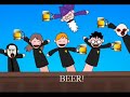 Thumbnail of YouTube video depicting the Potter Puppet Pals & Beer