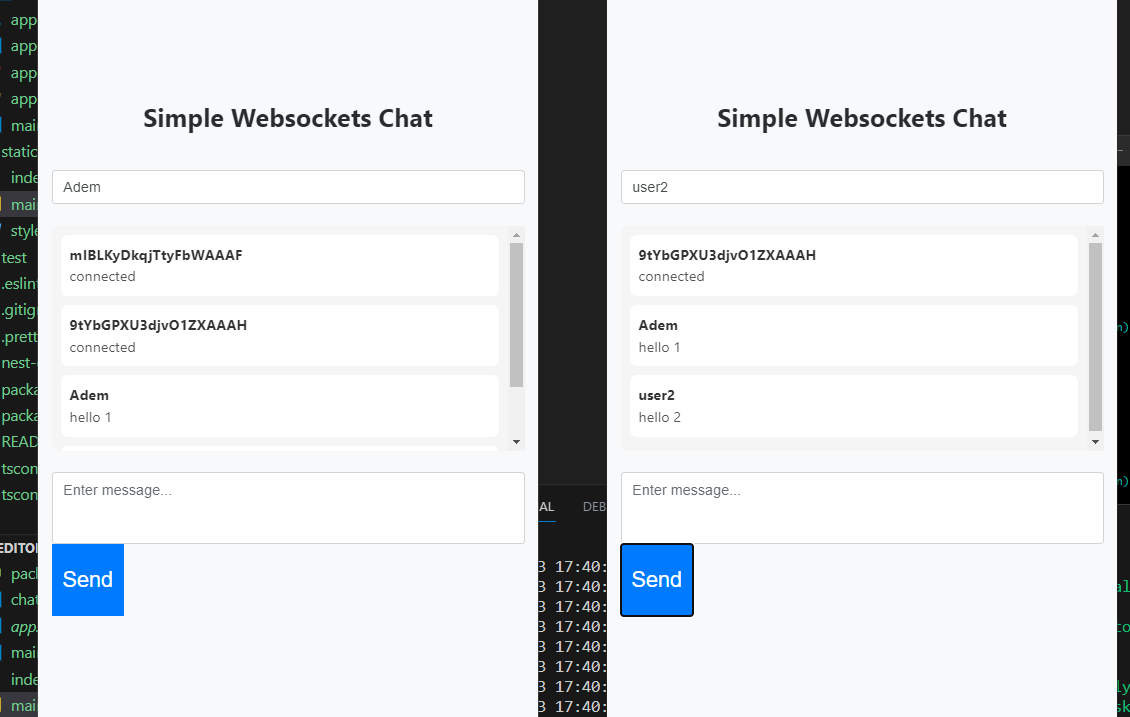 NestJS Socket.IO Chat App