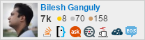 Profile for Bilesh Ganguly on Stack Exchange, a network of free, community-driven Q&A sites