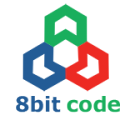 8bit code logo