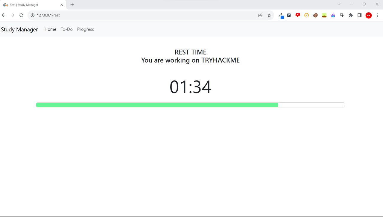 Rest Timer Interface