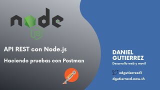 Como crear una API REST con Node.js - Haciendo test con Postman