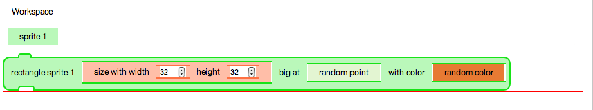 Sprite Constructor Block