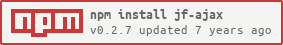 npm install jfAjax